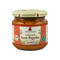 Crema tartinabila bio vegetala cu ardei si nuci caju, 200g Zwergenwiese