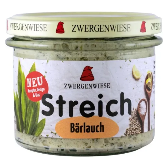 Crema tartinabila bio vegetala cu leurda, 180g Zwergenwiese