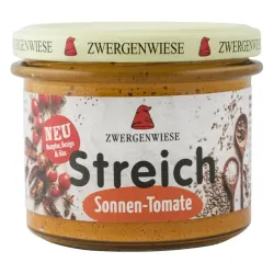 Crema tartinabila bio vegetala cu rosii si seminte de floarea soarelui, 180g Zwergenwiese