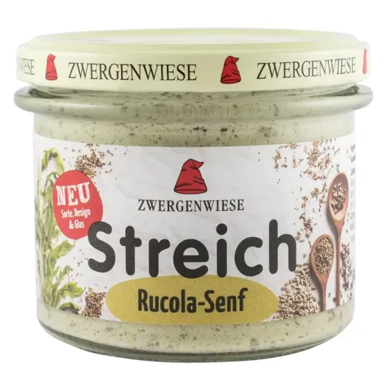 Crema tartinabila bio vegetala cu rucola si mustar, 180g Zwergenwiese