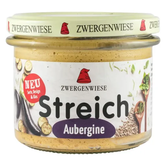 Crema tartinabila bio vegetala cu vinete, 180g Zwergenwiese