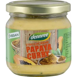 Crema tartinabila cu papaya si curry bio 180g Dennree