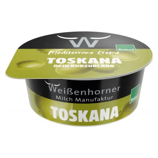 Crema tartinabila mediteraneana Toskana, bio, 125g Weisenhorner Milch Manufaktur