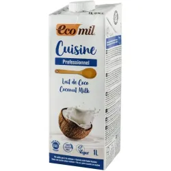 Crema vegetala bio pentru gatit pe baza de cocos, 1000ml Ecomil Cuisine Crema vegetala bio pentru gatit pe baza de cocos, 1000ml Ecomil Cuisine