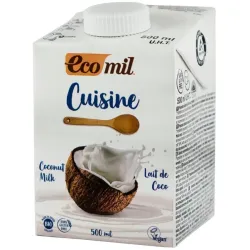 Crema vegetala bio pentru gatit pe baza de cocos, 500ml Ecomil Cuisine Crema vegetala bio pentru gatit pe baza de cocos, 500ml Ecomil Cuisine