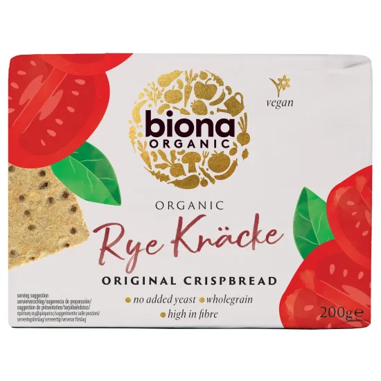 Crispbread felii crocante din secara integrala Original bio 200g Biona