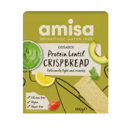 Crispbread (painici) proteice cu linte fara gluten eco 100g Amisa Crispbread (painici) proteice cu linte fara gluten eco 100g Amisa