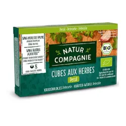 Cuburi bio cu verdeturi si patrunjel, 80g Natur Compagnie Cuburi bio cu verdeturi si patrunjel, 80g Natur Compagnie