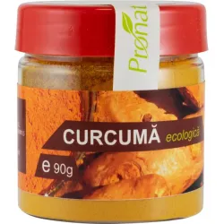 Curcuma bio cu capac tip solnita, 90g Pronat Curcuma bio cu capac tip solnita, 90g Pronat