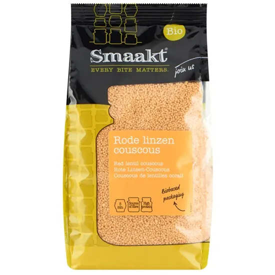 Cuscus din linte rosie bio 375g Smaakt