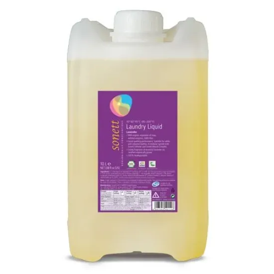 DETERGENT ECOLOGIC LICHID PT. RUFE ALBE SI COLORATE LAVANDA 10L Sonett