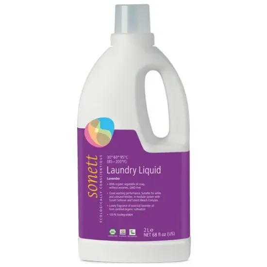 DETERGENT ECOLOGIC LICHID PT. RUFE ALBE SI COLORATE LAVANDA 2L Sonett