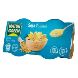Desert bio de soia cu vanilie, 2x125g Natur Green