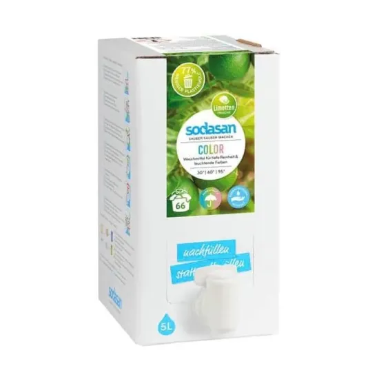 Detergent bio lichid color Lime 5L SODASAN