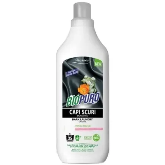 Detergent hipoalergen pentru rufe negre bio 1L Biopuro