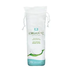 Dischete demachiante din bumbac organic 70 buc Organyc Dischete demachiante din bumbac organic 70 buc Organyc
