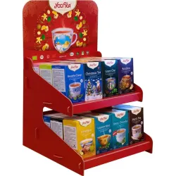 Display carton presat pentru 24 cutii ceaiuri Yogi Tea Display carton presat pentru 24 cutii ceaiuri Yogi Tea