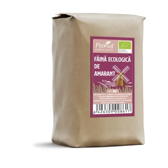 Faina bio de amarant, 1kg Pronat