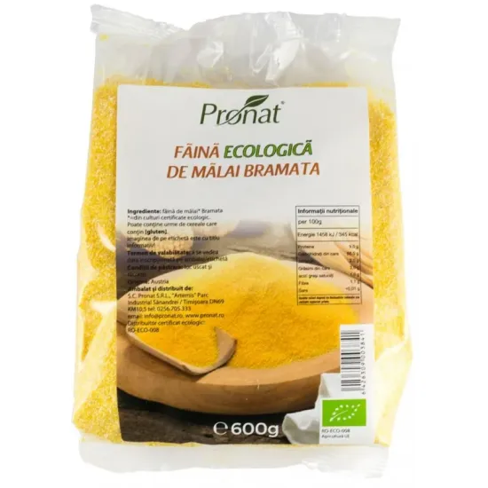 Faina bio de malai bramata, 600g Pronat