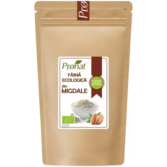 Faina de migdale bio, 120g Pronat