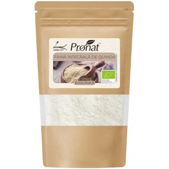 Faina integrala bio de quinoa, 250g Pronat