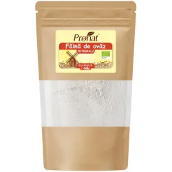 Faina integrala de ovaz bio, 500g Pronat Faina integrala de ovaz bio, 500g Pronat