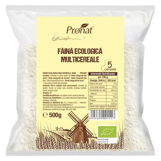 Faina multicereale bio, 500g Pronat