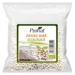 Fasole alba bio, 500g Pronat Fasole alba bio, 500g Pronat