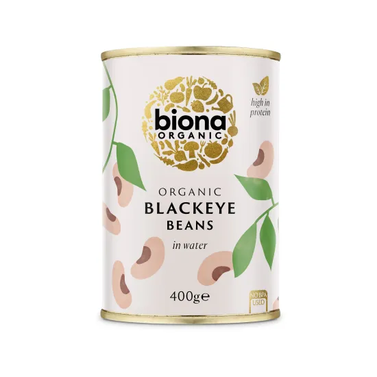 Fasole alba blackeye bio 400g Biona