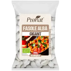 Fasole alba gigant bio, 300g Pronat Fasole alba gigant bio, 300g Pronat