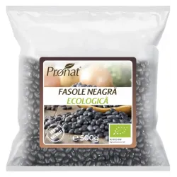 Fasole neagra bio, 500g Pronat