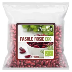 Fasole rosie bio, 500g Pronat