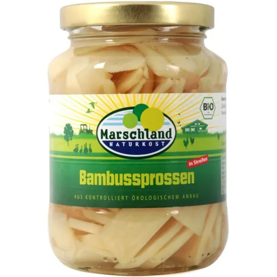 Felii de bambus bio 340g / 175g Marschland Naturkost