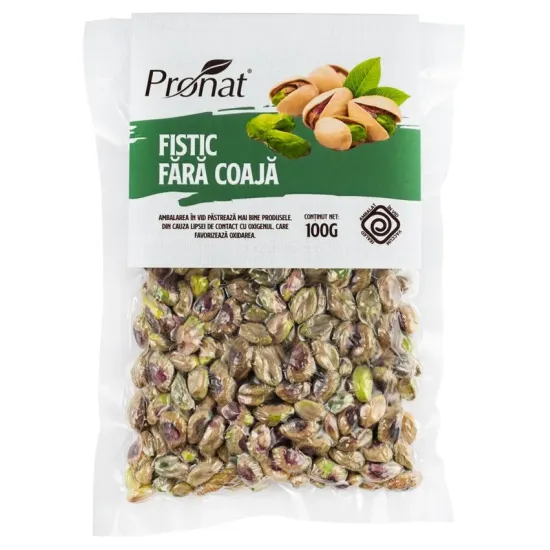 Fistic fara coaja, 100g Pronat