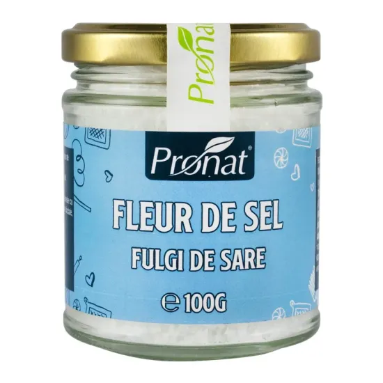 Fleur de Sel Fulgi de sare, 100g Pronat