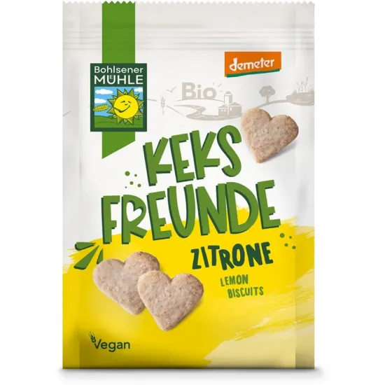 Freunde biscuiti bio cu lamaie, 125g Bohlsener Muhle