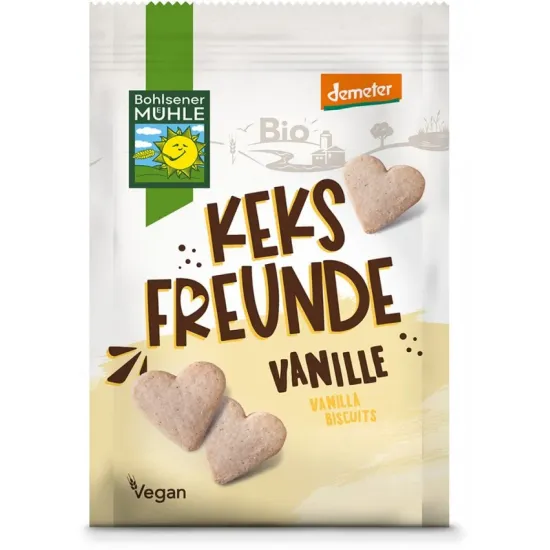 Freunde biscuiti bio cu vanilie, 125g Bohlsener Muhle