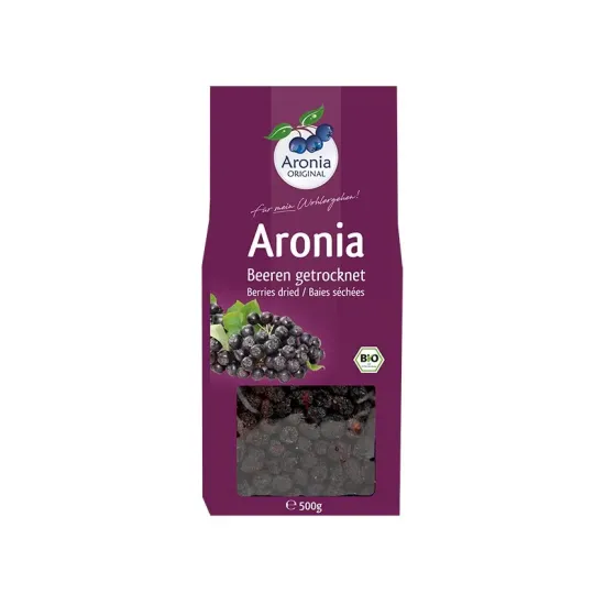 Fructe de aronia bio uscate, 500g Aronia Original