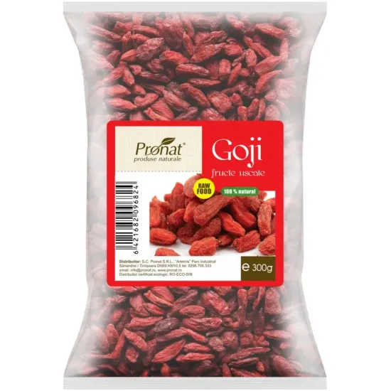 Fructe goji natur, 300g Pronat