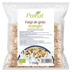 Fulgi de grau bio 350g Pronat Fulgi de grau bio 350g Pronat