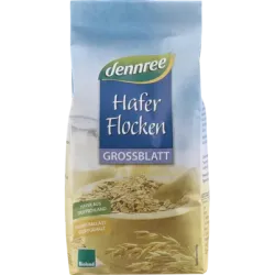 Fulgi de ovaz mari bio 500g Dennree Fulgi de ovaz mari bio 500g Dennree