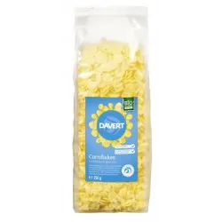 Fulgi de porumb fara sare, zahar si gluten bio 250g DAVERT Fulgi de porumb fara sare, zahar si gluten bio 250g DAVERT