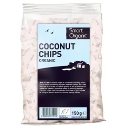 Fulgi raw de cocos eco 150g Smart Organic Fulgi raw de cocos eco 150g Smart Organic