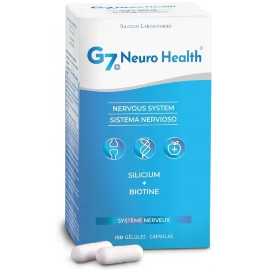 G7 Neuro Health®, Sistem Nervos, 120 capsule Silicium