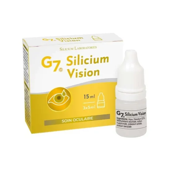 G7 Vision, Ingrijirea Ochilor, 15ml Silicium