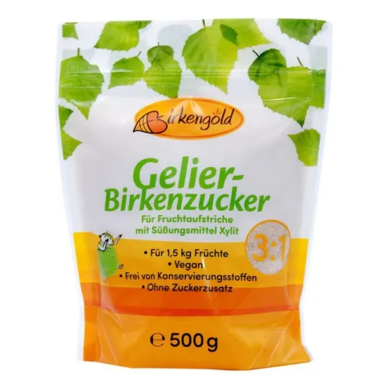 Gelifiant cu zahar de mesteacan 3:1, 500g Birkengold