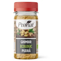 Ghimbir bio, macinat, (pudra) 35g Pronat Ghimbir bio, macinat, (pudra) 35g Pronat