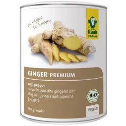 Ghimbir pudra premium bio 100g RAAB Ghimbir pudra premium bio 100g RAAB
