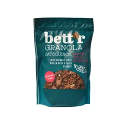Granola cu migdale si bucati de ciocolata neagra fara gluten eco 300g Bettr Granola cu migdale si bucati de ciocolata neagra fara gluten eco 300g Bettr