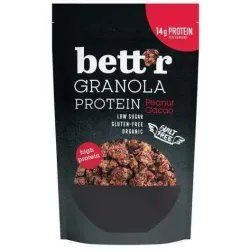 Granola proteica cu alune si cacao fara gluten bio 300g Bettr Granola proteica cu alune si cacao fara gluten bio 300g Bettr